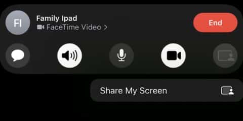 كيفية استخدام ميزة مشاركة الشاشة في Facetime علي iOS 15