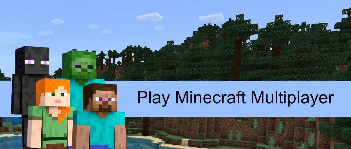 كيف تلعب Minecraft مع أصدقائك في وضع تعدد اللاعبين Multiplayer 1