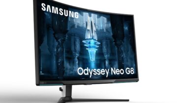 سامسونج تعلن عن "Odyssey Neo G8" بإصدار صغير الحجم من شاشة الألعاب المنحنية