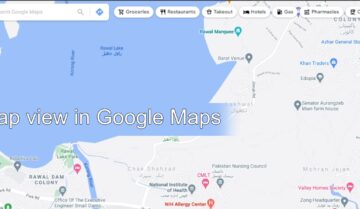 خرائط جوجل وكيفية تغيير طريقة عرض الخريطة