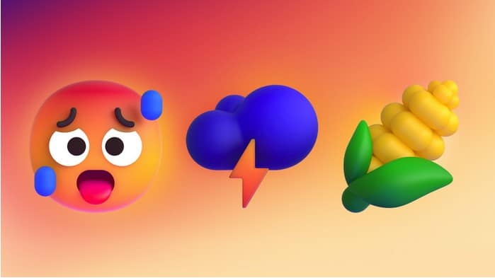 الرموز التعبيرة emoji ثلاثية الابعاد قادمه ل ويندوز 11 2