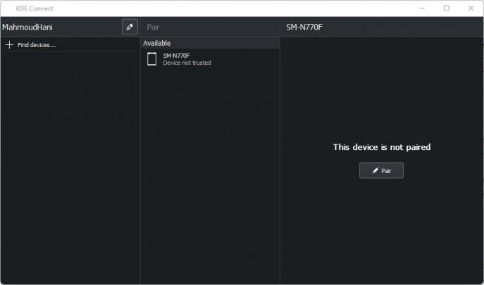 تثبيت تطبيق KDE Connect للربط بين أجهزة اندرويد والكمبيوتر 2