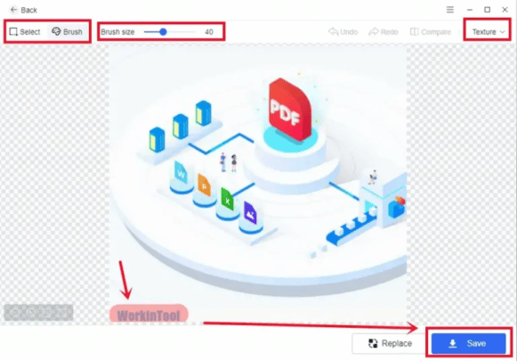 تطبيق WorkinTool لإزالة العلامة المائية من على الصور والفيديوهات 3