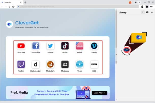 تطبيق CleverGet لتحميل ملفات الفيديو من على أي موقع 4
