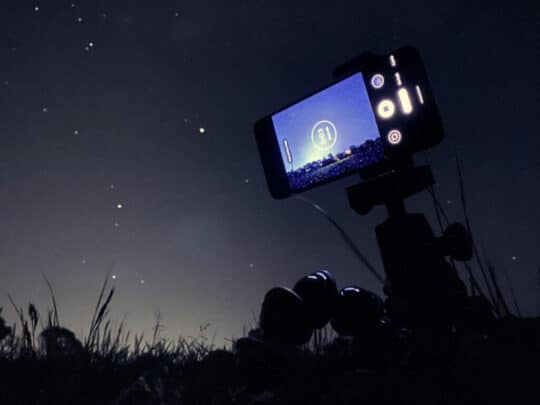 كيفية تصوير النجوم باستخدام كاميرا الهاتف