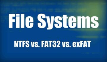 الفرق بين FAT32 وexFAT وNTFS وأيهم الأفضل؟