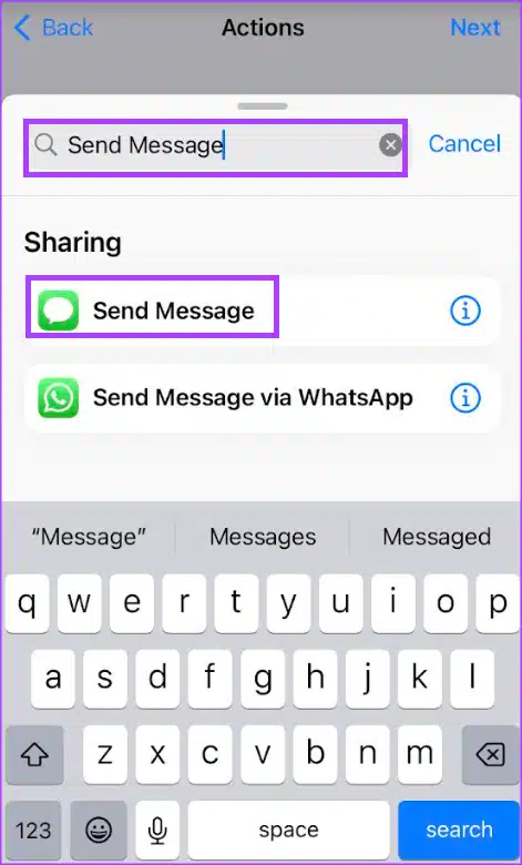 كيفية جدولة رسالة على iPhone عبر تطبيق Shortcuts 11