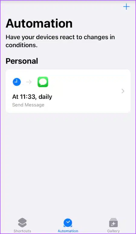 كيفية جدولة رسالة على iPhone عبر تطبيق Shortcuts 21