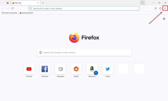 حذف الكاش في متصفح Mozilla FireFox