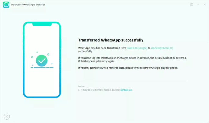 نقل WhatsApp من Android إلى iPhone بأكثر من طريقة فعالة 8