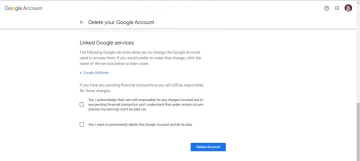 حذف حساب Gmail نهائيًا من الكمبيوتر