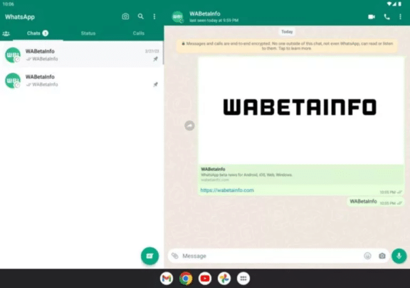 WhatsApp تضيف ميزة جديدة تحسن من التجربة على أجهزة التابلت 1