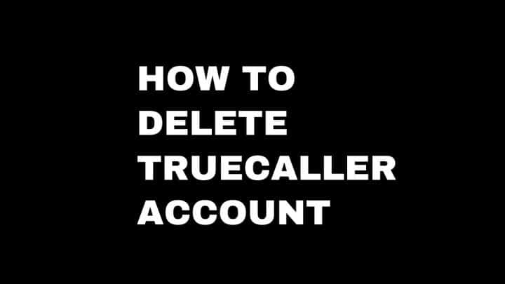 احذف حسابك من Truecaller