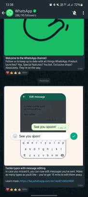 WhatsApp يضيف ميزة القنوات وتبويب جديد للتحديثات 5