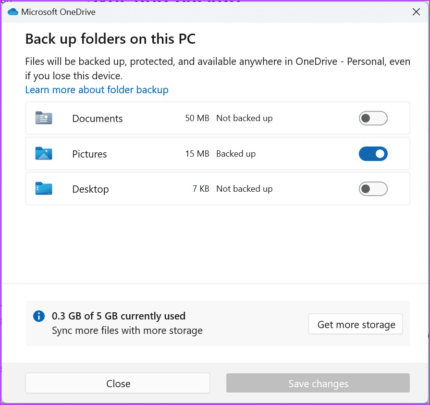 3 طرق لـ إيقاف OneDrive من مزامنة المجلدات في الويندوز 4