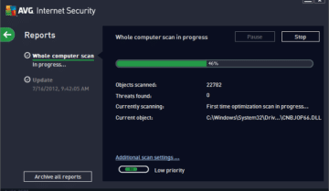 برنامج AVG Internet Security 2013 لمده سنه مجاناً 9