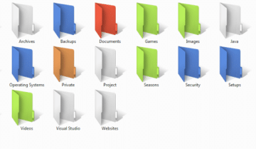 تغير لون الملفات علي الويندوز بواسطه Folder Colorizer الي اي لون تريده 2