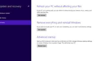 شرح عمل refresh لاستعاده نظام windows 8.1 لحالته الاصليه بدون خساره ملفاتك 4