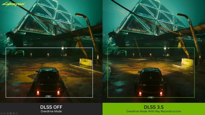 Nvidia DLSS 3.5 متاح الآن للعبة Cyberpunk 2077 وتطبيق Chaos Vantage 2