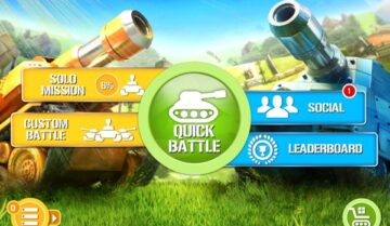 لعبة الحرب " Tank Battles " في متجر جوجل بلاي مجانا 1