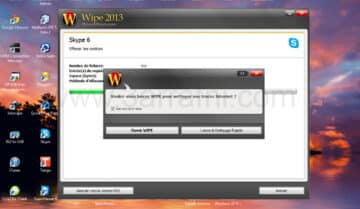 برنامج wipe لإزالة ملفات التجسس و اثار التصفح في الجهاز 1