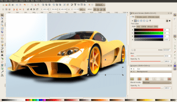 برنامج تصميم Inkscape المجاني البديل لـ Adobe Illustrator 10