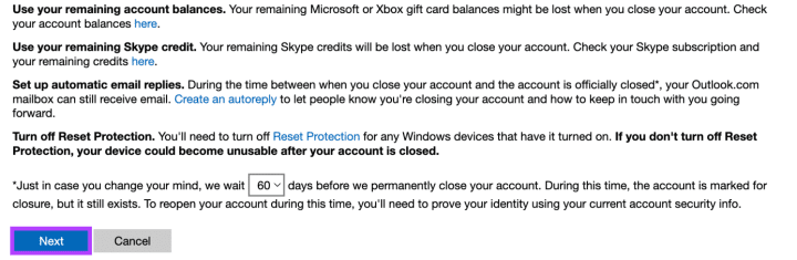 كيفية حذف حساب Microsoft بشكل نهائي من أجهزتك 4