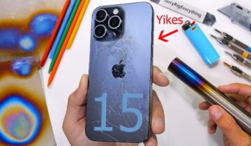 iPhone 15 يجتاز اختبار الانحناء الذي تعرض له آيفون 15 برو ماكس وتحطم 1