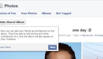 انشاء البوم علي فيسبوك يسمح لأصدقائك رفع الصور عليه 4