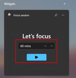 كيفية استخدام Focus sessions لأداء المهام بنظام ويندوز 11 8