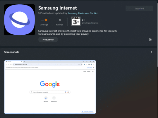 سامسونج تطلق متصفح Samsung Internet الخاص بها لأجهزة ويندوز 11 و10 4