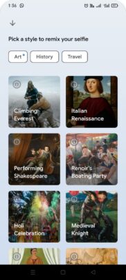 تطبيق Art Selfie 2 من جوجل يحول صور السيلفي الخاصة بك إلى أنماط فنية تاريخية 1