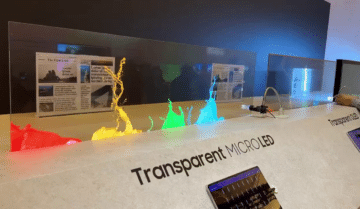 سامسونج تكسر الحواجز: شاشة Micro LED شفافة تُذهل العالم في معرض CES 2024