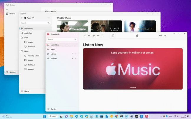 برامج أبل الجديدة تستبدل iTunes على ويندوز 11 و10 3