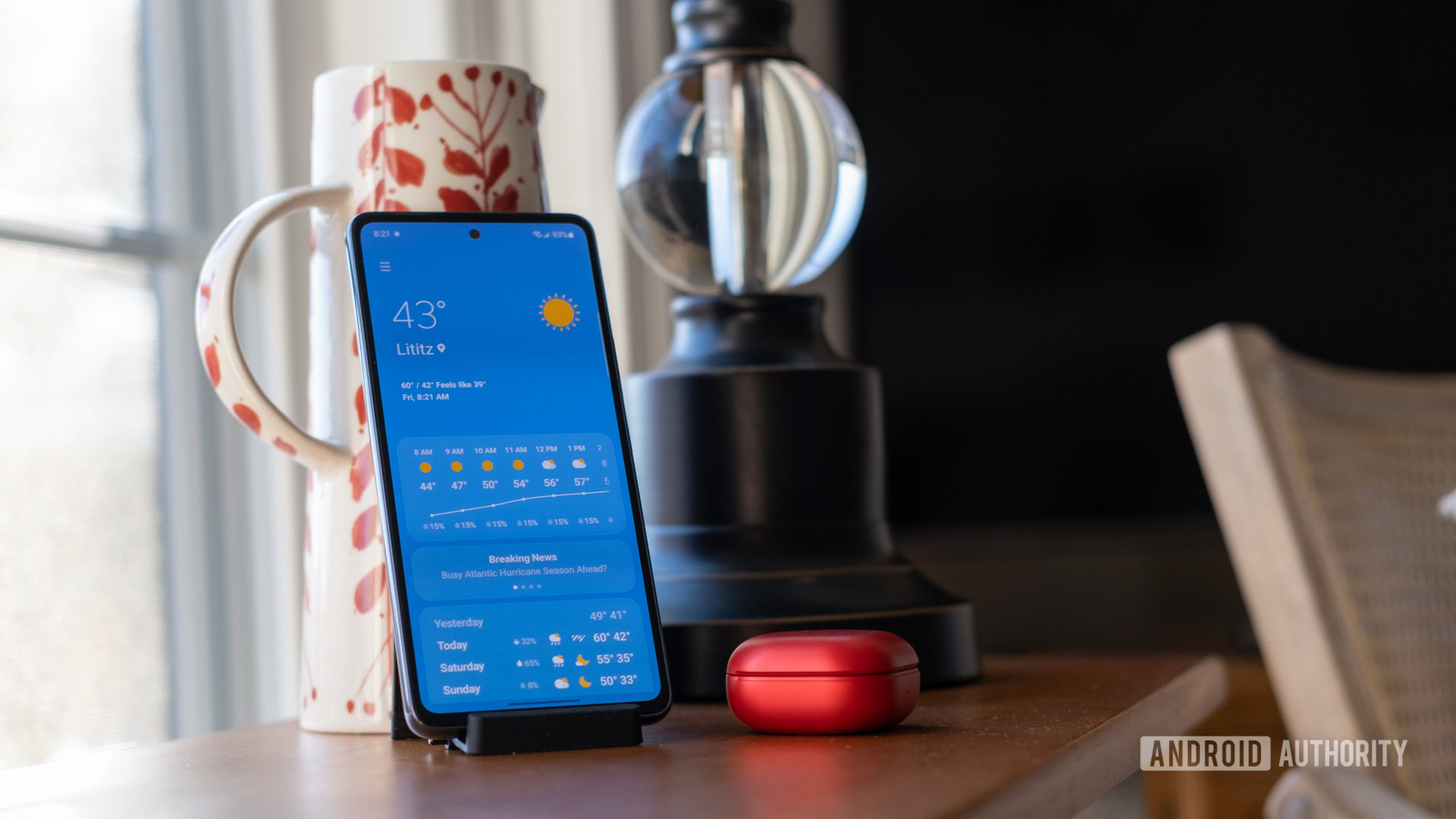 تطبيق الطقس One UI 8 