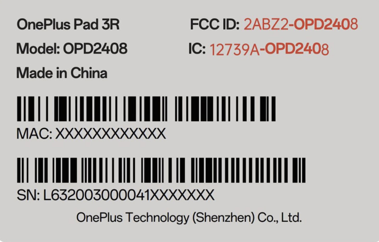 تابلت OnePlus Pad 3R