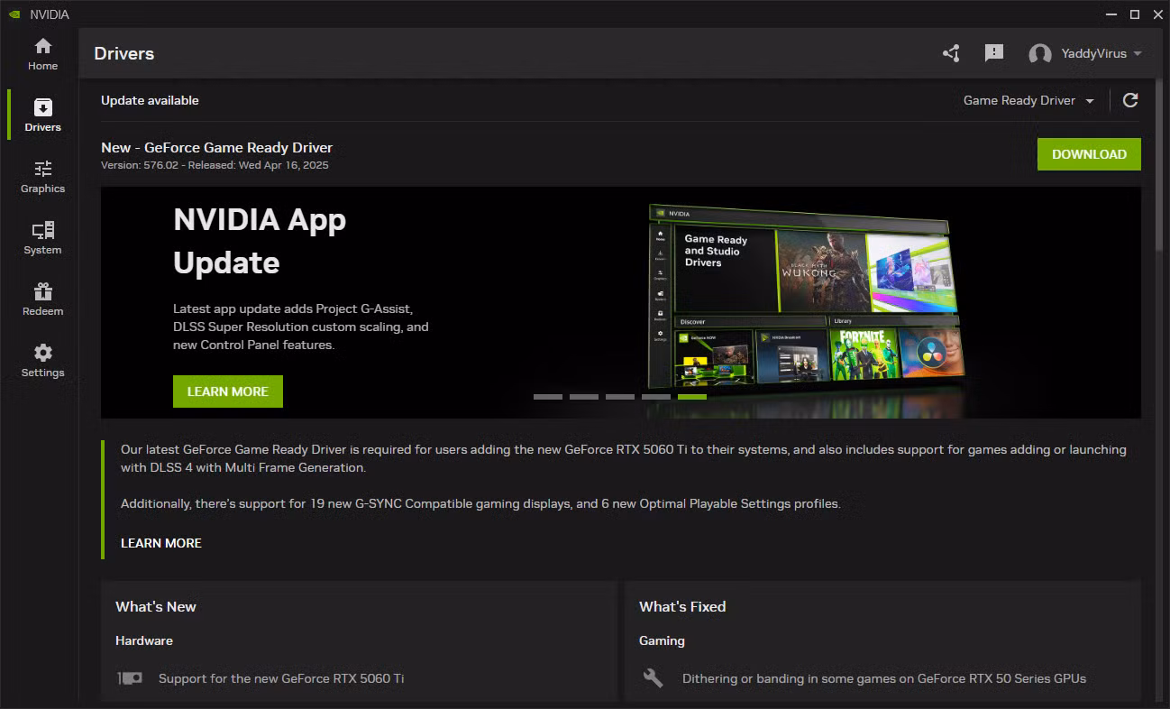 nvidia app