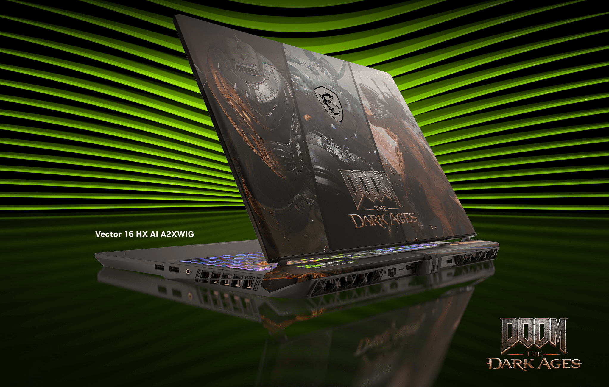 إطلاق نسخة لابتوب بتصميم DOOM The Dark Ages من MSI بكارت 5080