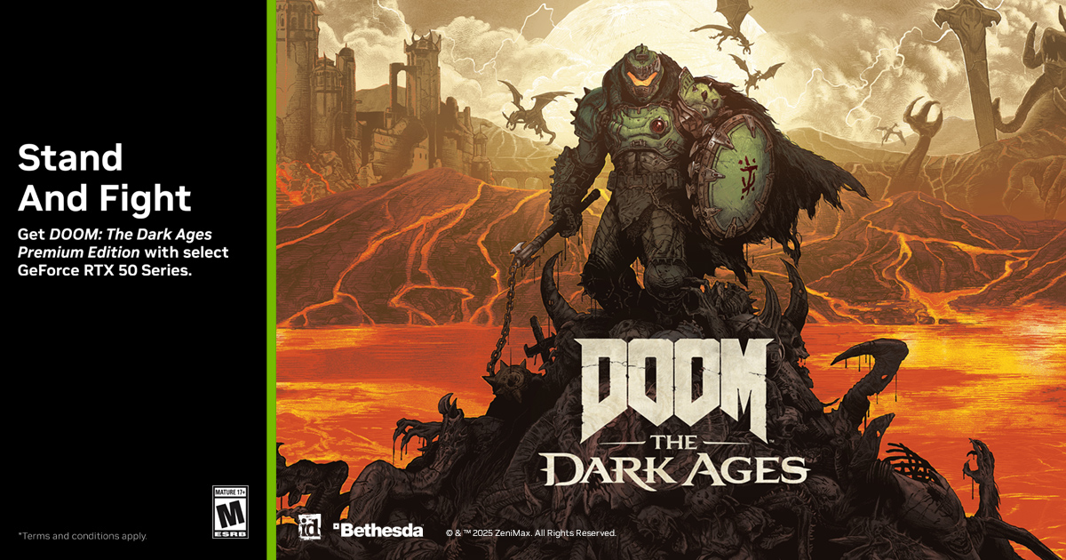 انفيديا تعقد احتفال DOOM The Dark Ages RTX ON لإطلاق اللعبة الأشهر