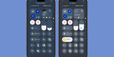 تأثير الزجاج السائل في iOS 18