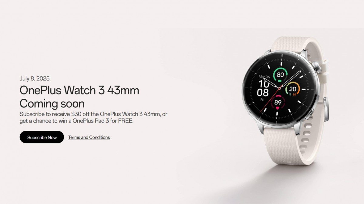 ساعة OnePlus Watch 3